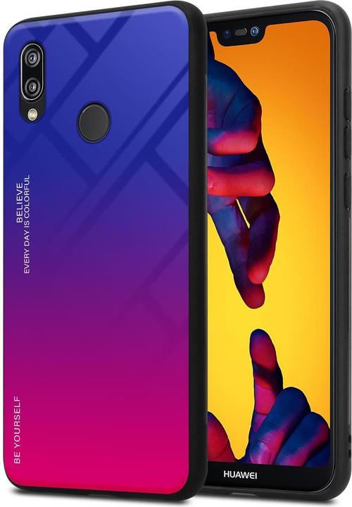 Image du produit Cadorabo Couverture en verre TPU 2 couleurs (Huawei Nova 3E)