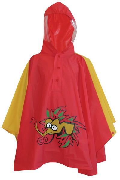 Fastrider Kinder Poncho Red Olifant mit einer Kapuzengrösse 104 (104)