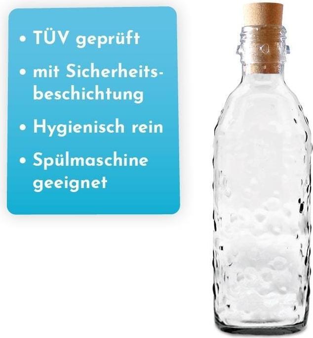 Actual product image SodaBär Glass bottle for sparkling water maker with click system