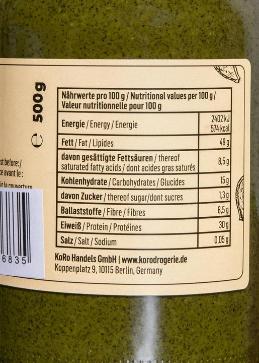 Actual product image KoRo Pumpkin seed puree made from roasted pumpkin seeds (6000 g)