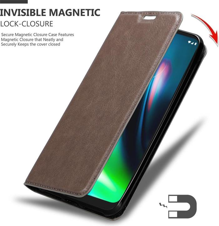 Image du produit Cadorabo Book Couverture magnétique invisible (Motorola Moto G9 Play)