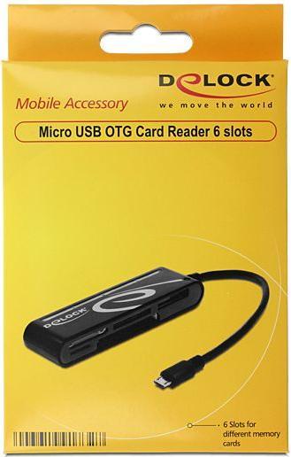 Image du produit Delock Lecteur de cartes MicroUSB externe tout-en-un (Micro USB)