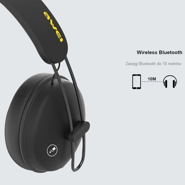 Produktbild Awei Bluetooth-Kopfhörer A800BL schwarz (ANC, 5 h, Kabellos)