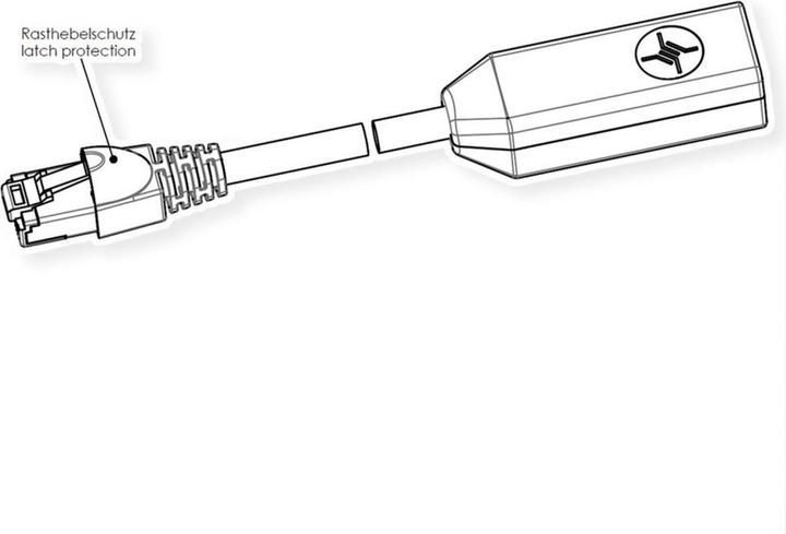 Actual product image Telegärtner RJ-45 – DDCP-Link (SFTP, CAT6, 0.20 m)