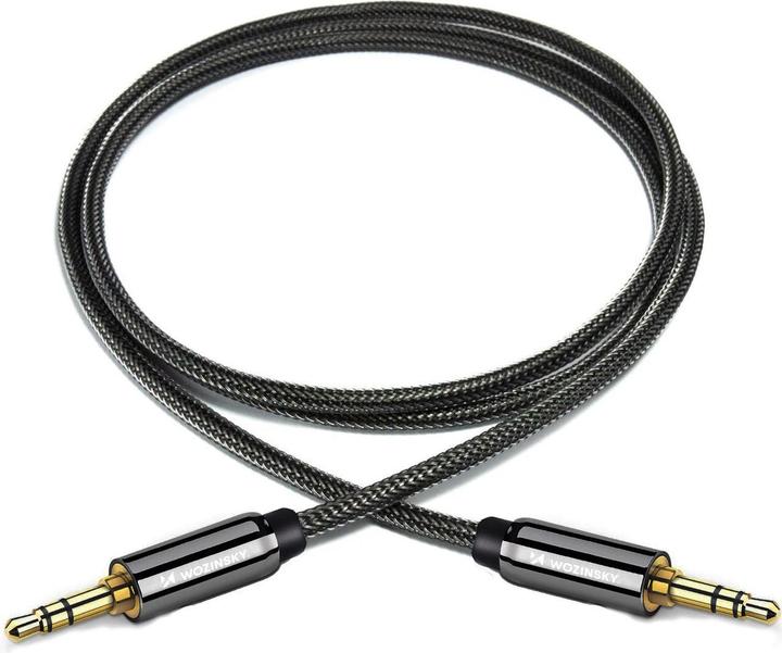 Immagine prodotto Wozinsky cavo universale mini jack 2x cavo AUX 3 m nero (3 m)