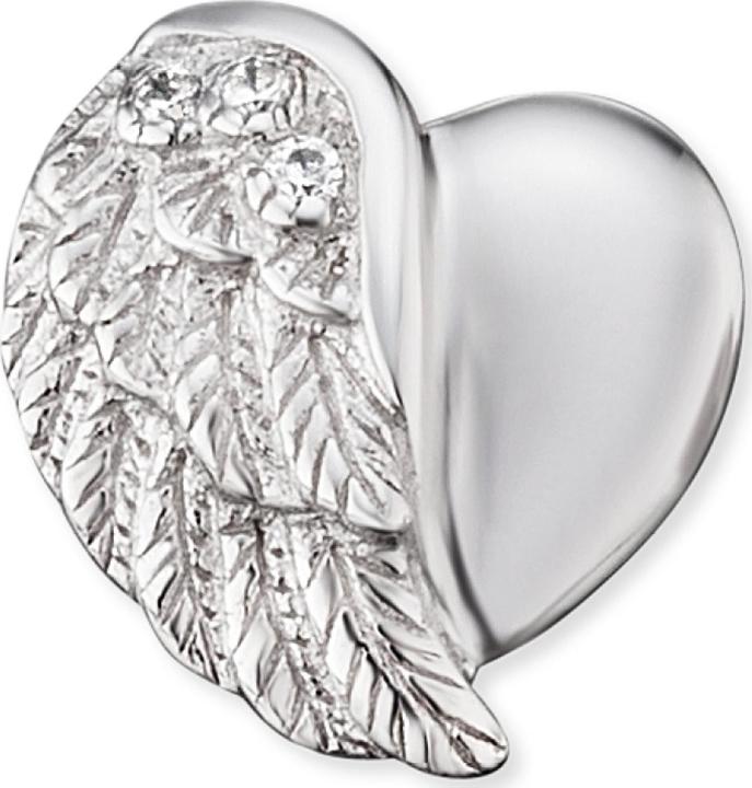Actual product image Engelsrufer Stud earrings heart wings (925 silver)