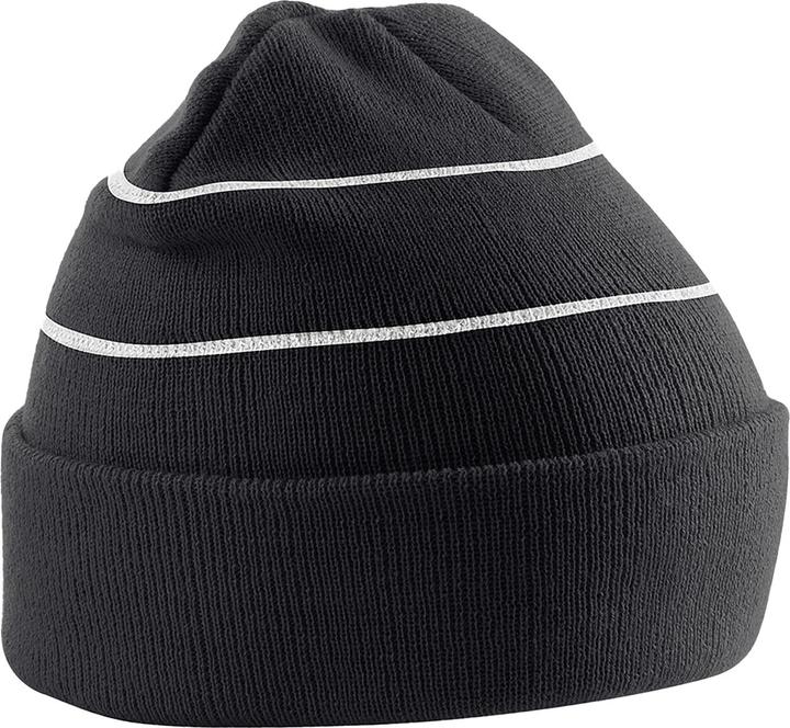 Actual product image Beechfield Unisex Adult Knitted High-Vis Beanie (One size)