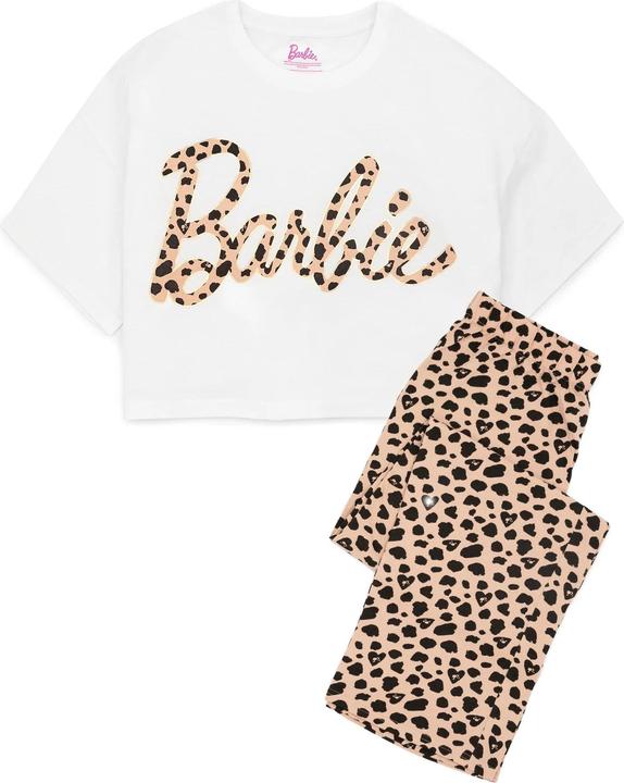 Barbie Womens/Ladies Animal Print Pyjama Set (XXL)