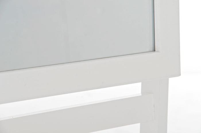 Actual product image CLP Stand mirror Yolanda angular, white (45 x 150 cm)