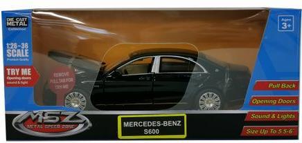 Produktbild MSZ Car MERCEDES-BENZ S600, 1:32
