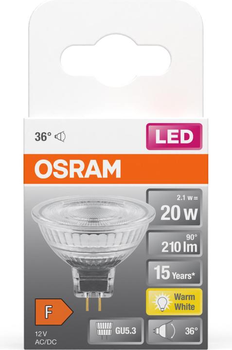 Produktbild Osram Led Star Mr16 (GU5.3, 2.90 W, 210 lm, 1 x, F)