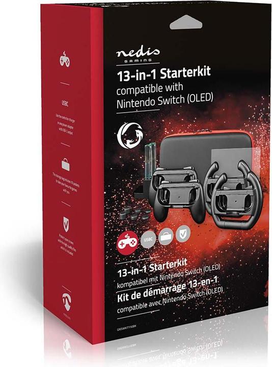 Image du produit Nedis Kit de démarrage pour le jeu | Compatible avec : Nintendo Switch (OLED) | 13 en 1 (Switch)