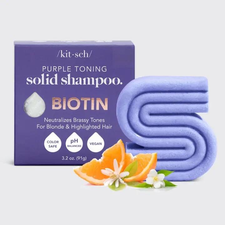 Actual product image Kitsch Purple Toning Biotin (Solid shampoo)