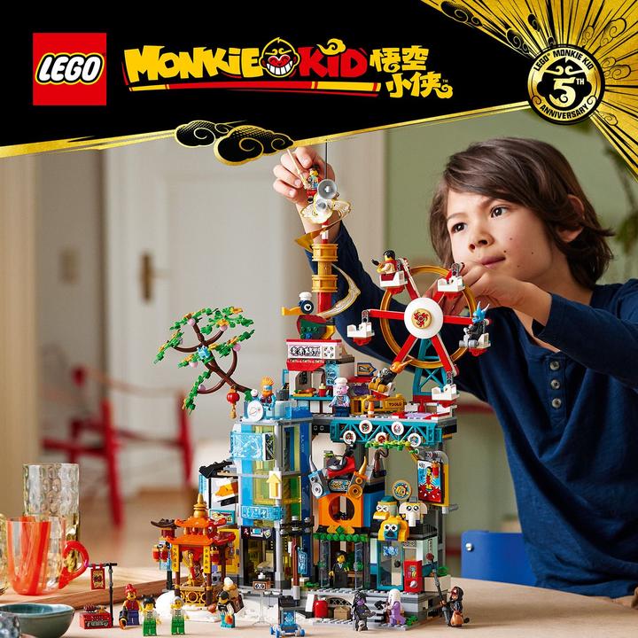 Actual product image LEGO 80054 5th anniversary of Megapolis City (80054, LEGO Monkie Kid)