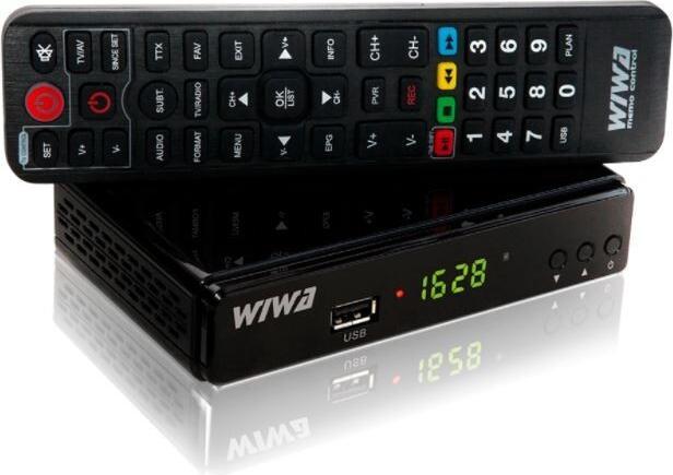 Produktbild Wiwa Esperanza EV104 TV set-top box Cable Black - H.265 - DVB-T (DVB-T, DVB-T/T2)
