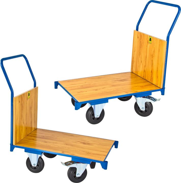 Produktbild ADB Transportwagen mit 1 Boden und 1 Holzbordwand (180 kg)