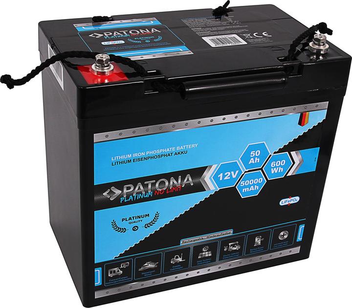 Image du produit Patona Pile de platine (12 V, 50 Ah)