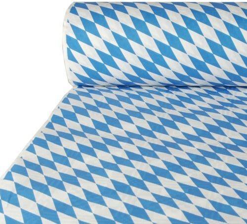 Image du produit Papstar Nappes en papier avec gaufrage "bleu bavarois". (100 x 5000 cm)