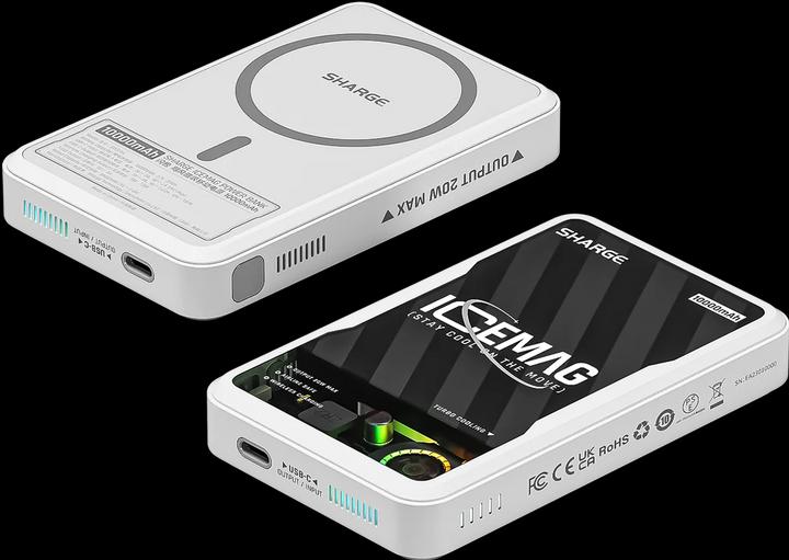 Image du produit Sharge Icemag (10000 mAh, 20 W, 37 Wh)