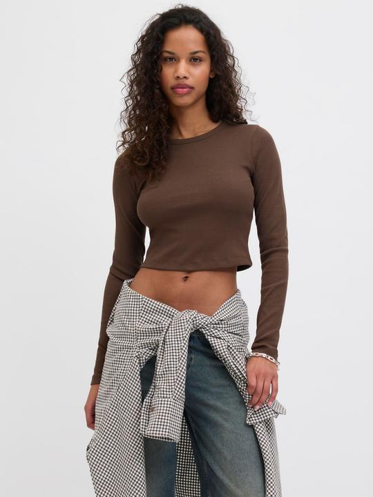 Actual product image JJXX Jxfeline Str Ls Rib Tee Jrs Noos (XS)