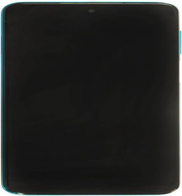 Actual product image Xiaomi LCD Display + Touch Unit + Front Cover for Redmi Note 9 Pro/9S/9 Pro Max Aurora Blue (Display)