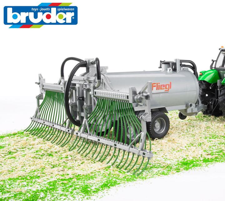 Actual product image Bruder Drum trailer with towing hose distributor