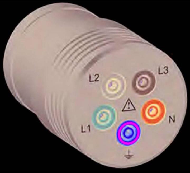 Produktbild HT Instruments Messadapter CEE 32A (CEE 5 Pol Stecker mit Anschlussbuchsen) (Messleitung)