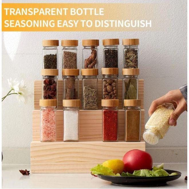 Produktbild MU Classic Gewürzgläser mit Schraubverschluss (12 Stück) (Diverse Gewürze)