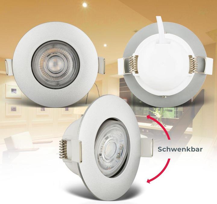 Actual product image B.K.Licht LED recessed lights (480 lm)