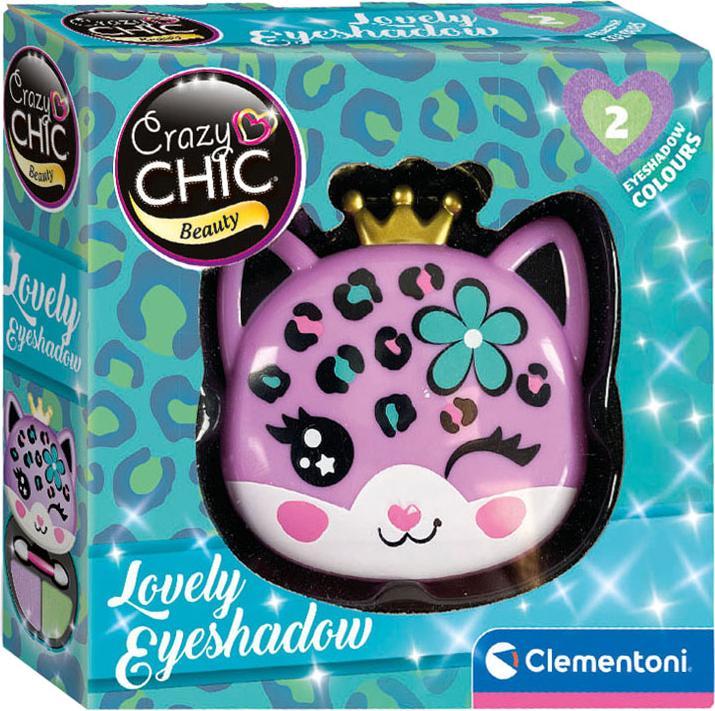 Produktbild Clementoni 18822 Crazy Chic – Lovely Eyeshadow: Leopard – Lidschatten-Make-up, sicher und hypoallerg