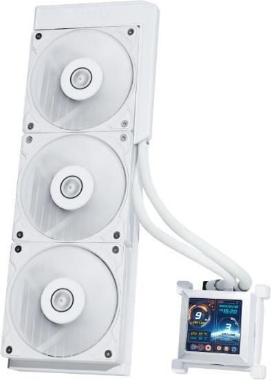 Actual product image Lian-Li HydroShift LCD 360S complete water cooling system - white
