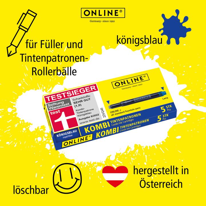 Actual product image Online Tintenlöscher + Patronen