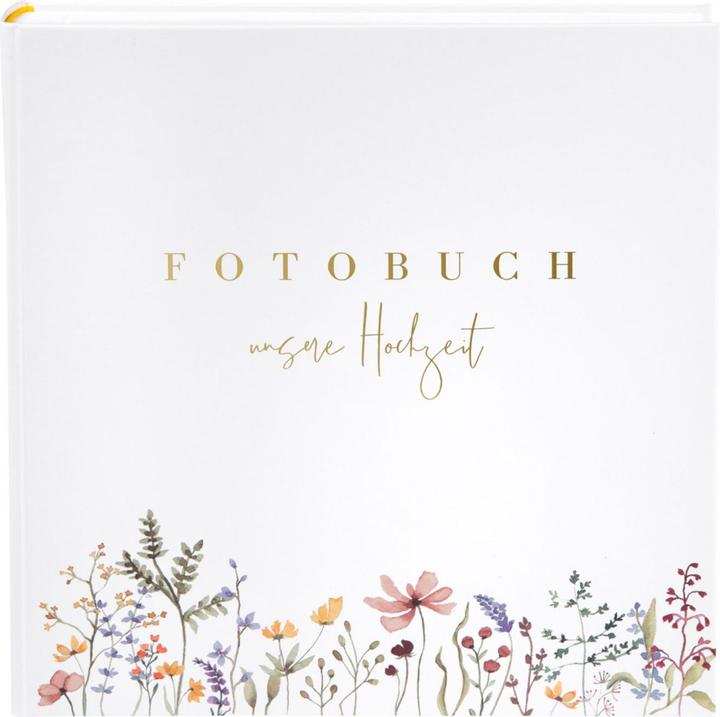 Produktbild Goldbuch Blütenliebe 30x31 60 weisse Seiten Hochzeit 08044 (30 x 31 cm)