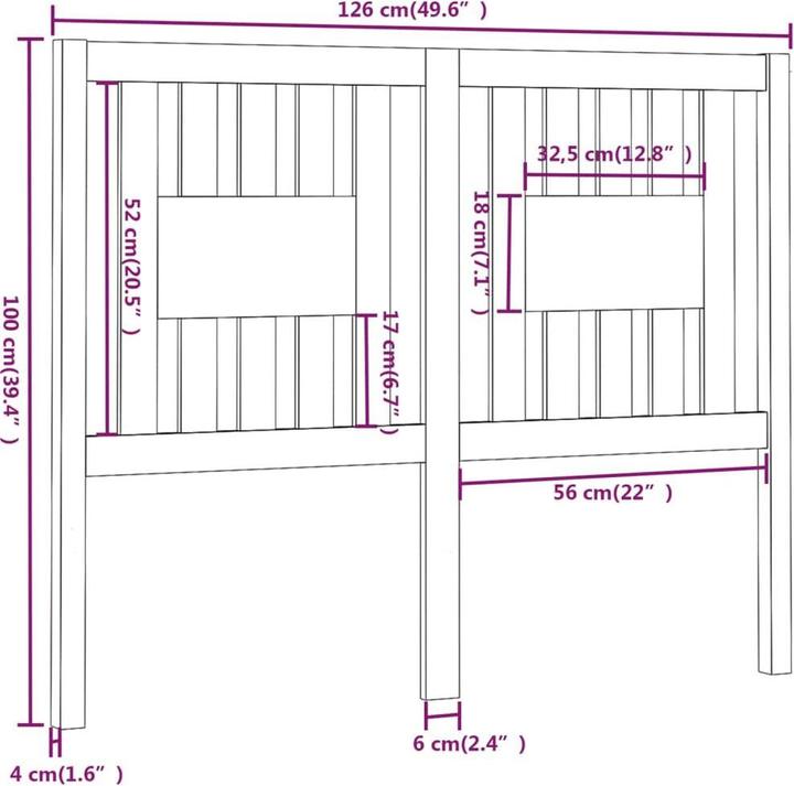 Immagine prodotto VidaXL Gizela (126 x 4 x 100 cm)