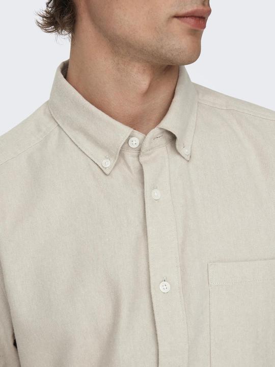 Immagine prodotto Only & Sons Camicia a maniche lunghe a tinta unita (XS)