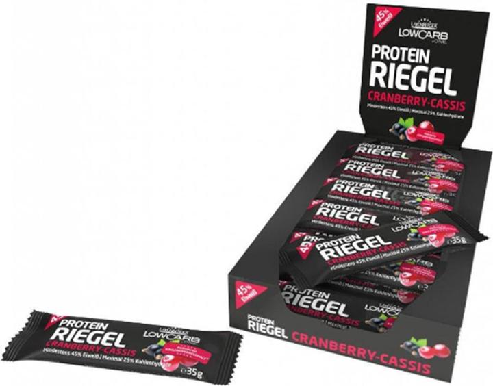 Immagine prodotto Layenberger Barretta proteica Lowcarb.one (18 x 35g) (Cassis, Mirtillo rosso, 18 pz., 630 g)
