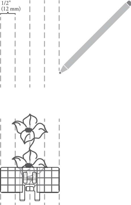 Actual product image Husqvarna Multi-line decorative stitch foot