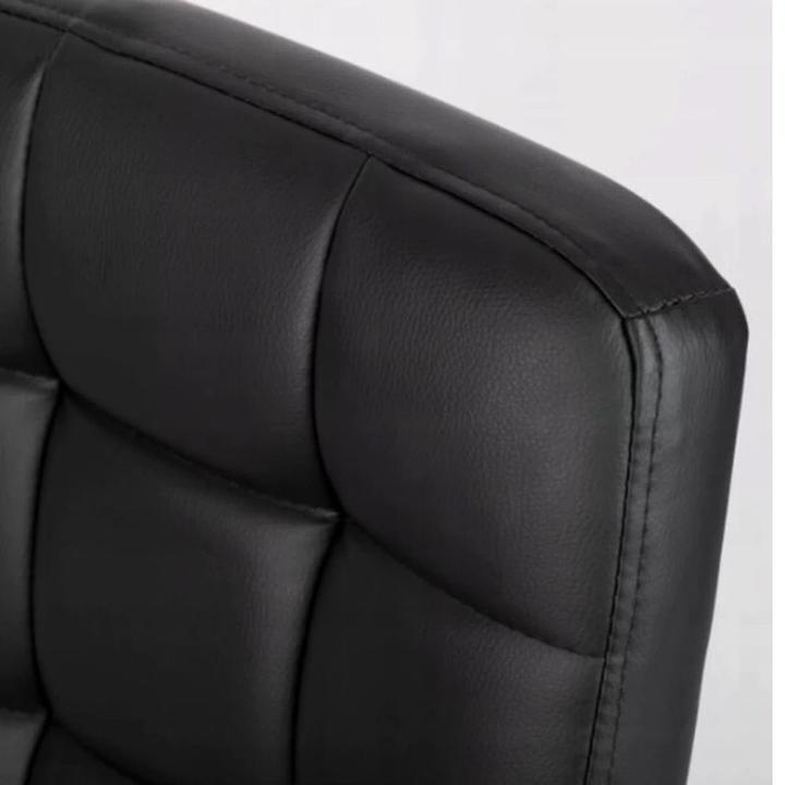 Actual product image WfG Öko-Leder Bürostuhl BÜRO-STUHL Schreibtischstuhl Bürodrehstuhl Schwarz