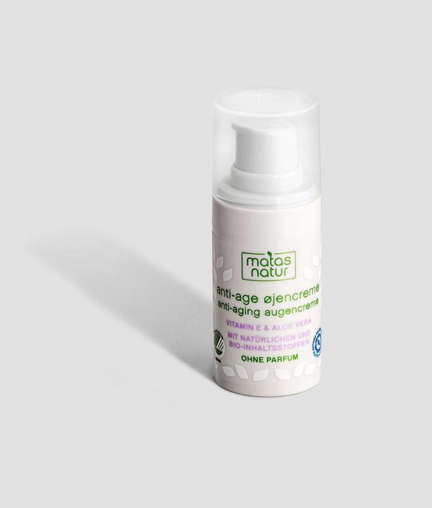 Image du produit Matas Crème anti-âge pour les yeux à l'aloe vera bio et à la vitamine E (15 ml)