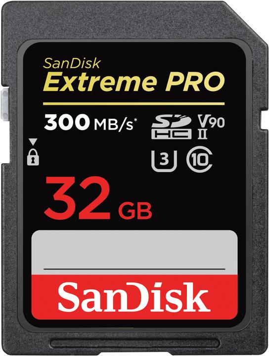 Produktbild SanDisk Extreme PRO SDHC" UHS-II (32 GB, SDHC, U3, UHS-II)