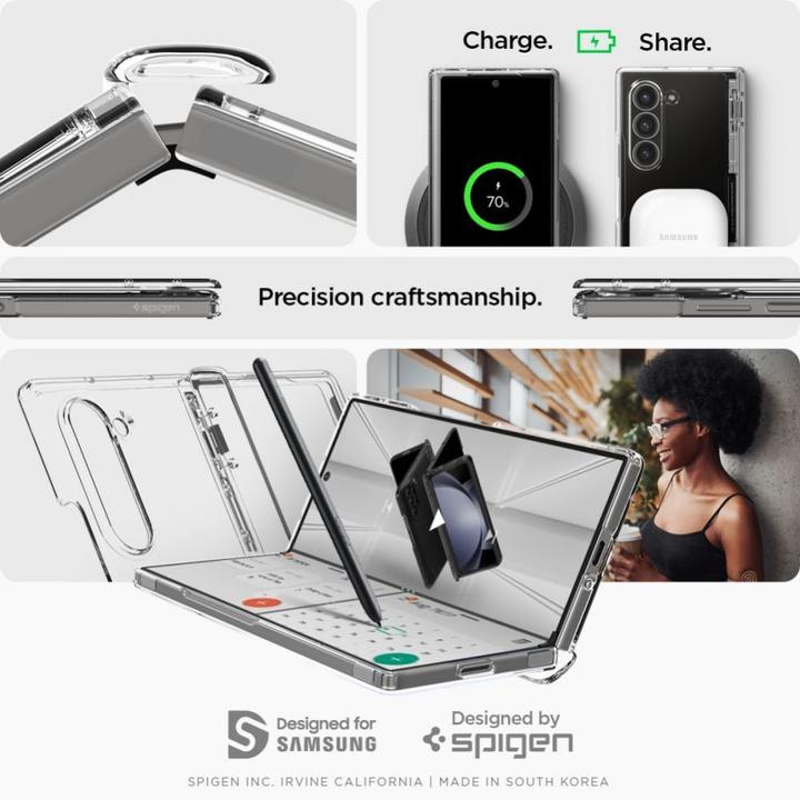 Produktbild Spigen Ultra Hybrid TPU Back Cover Durchsichtig Samsung Galaxy Z Fold 6 (Samsung Galaxy Z Fold6)