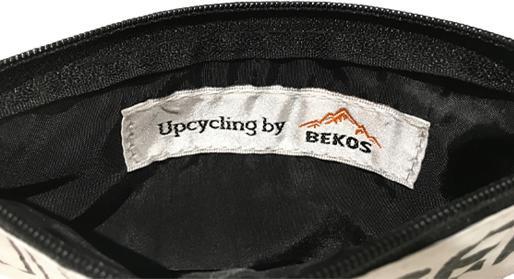Immagine prodotto Bekos Upcycling - Custodia per occhiali da borse riciclate Patchwork Elephant R