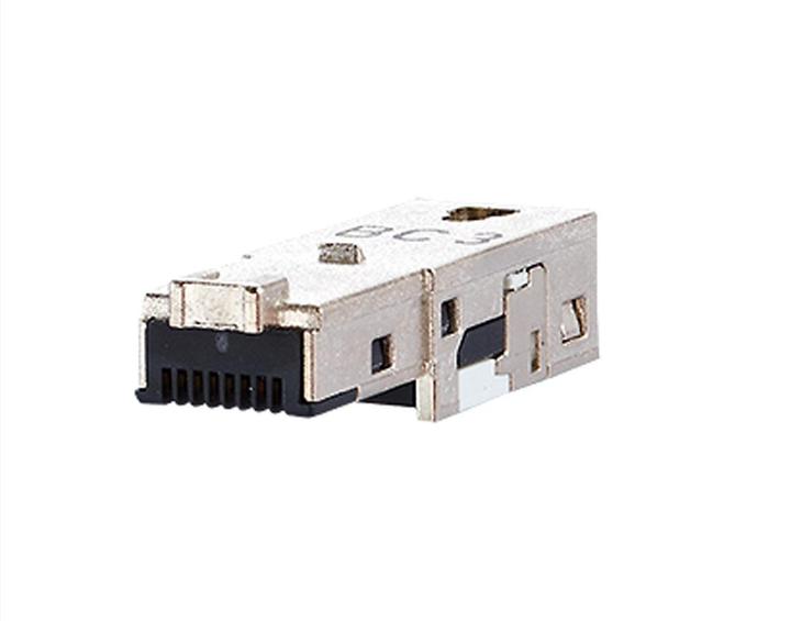 Produktbild Metz Connect RJ45 Steckereinsatz Cat. 6 Industrietauglich feldkonfekt