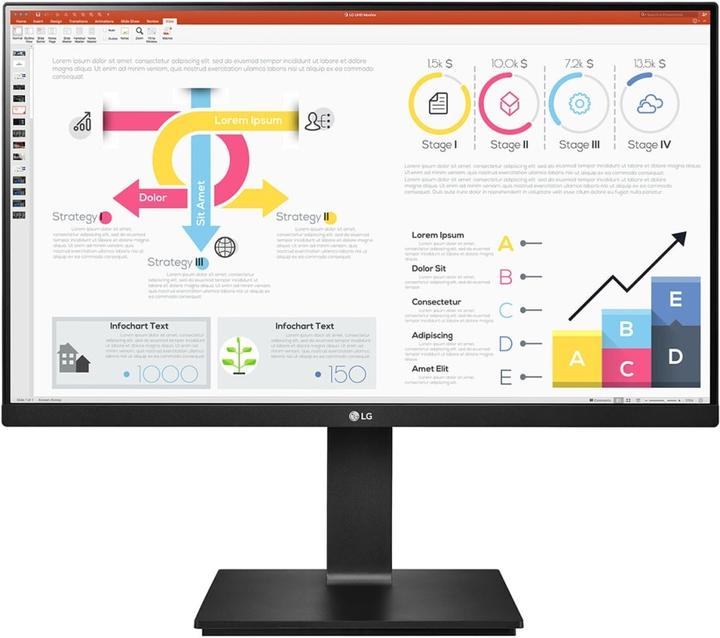 Actual product image LG 24QP750-B Computer Monitor (23.8 inch) Pixel Quad HD LED (2560 x 1440 pixels, 23.80")