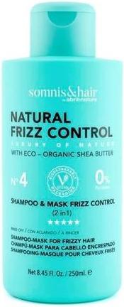 Produktbild NoName SOMNIS&HAIR 2-in-1 Shampoo & Maske für Haare Beseitigt Frizz 250ml (Flüssiges Shampoo)