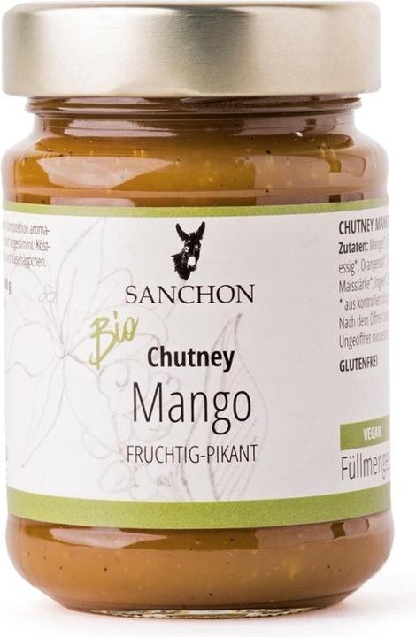 Produktbild Sanchon Chutney Mango fruchtig-pikant Bio (200 g)