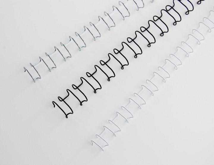 Actual product image GBC Binding wire, 12 mm, 21 rings, silver