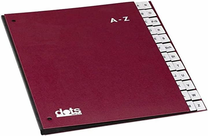 Actual product image Dots Desk organiser A-Z red