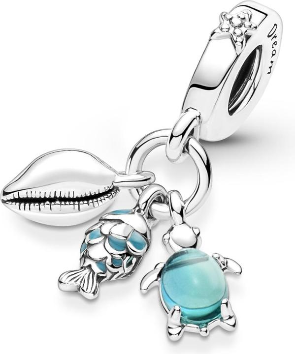 Image du produit Pandora Poisson Crapaud de mer Coquille (Argent 925, Émail)
