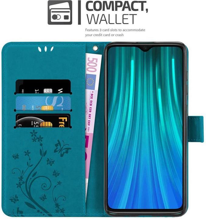 Image du produit Cadorabo Couverture du livre de fleurs (Xiaomi Redmi Note 8 Pro)
